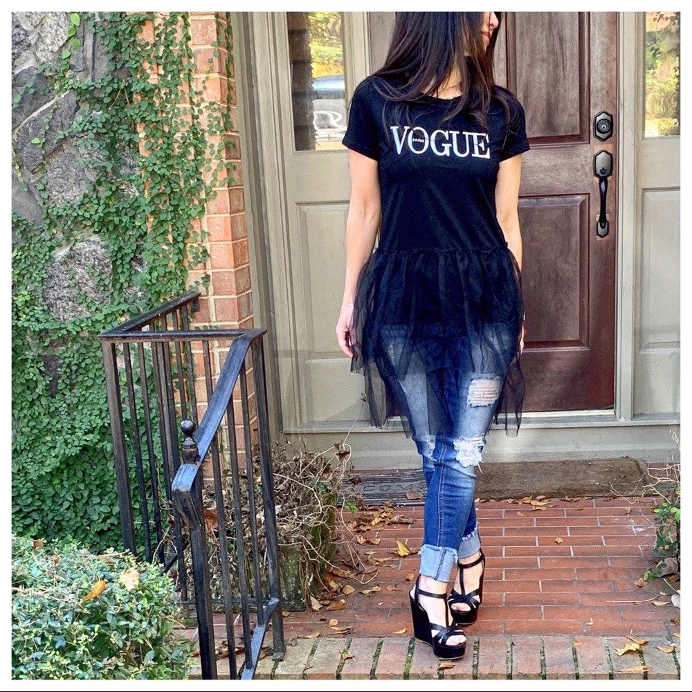 ✨LAST ONE✨PARIS✨ VOGUE  Paris Ballerina Unique Top - Picture 5 of 6